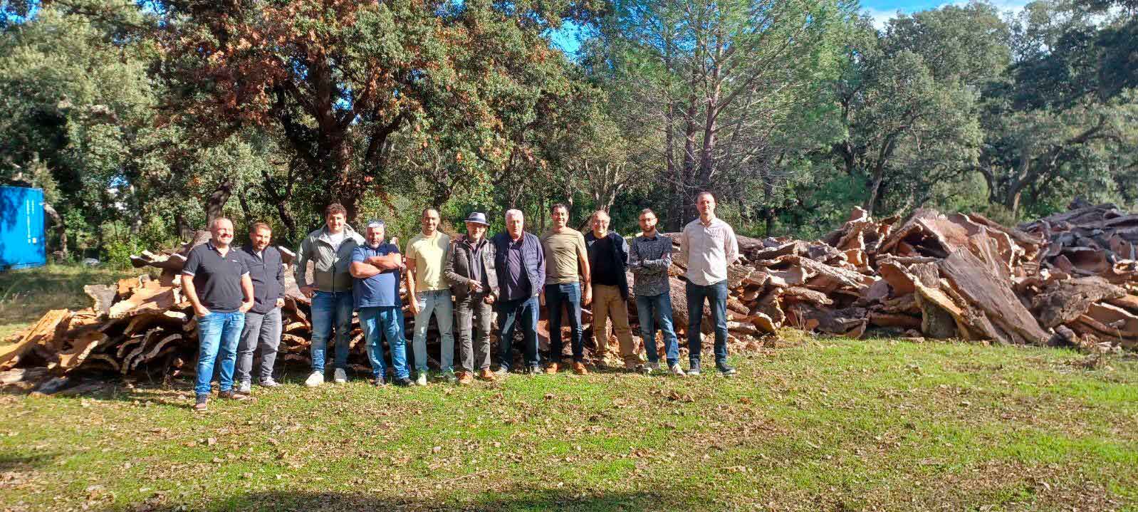 Récoltants de liège corses réunis en syndicat pour préserver la filière à Porto-Vecchio