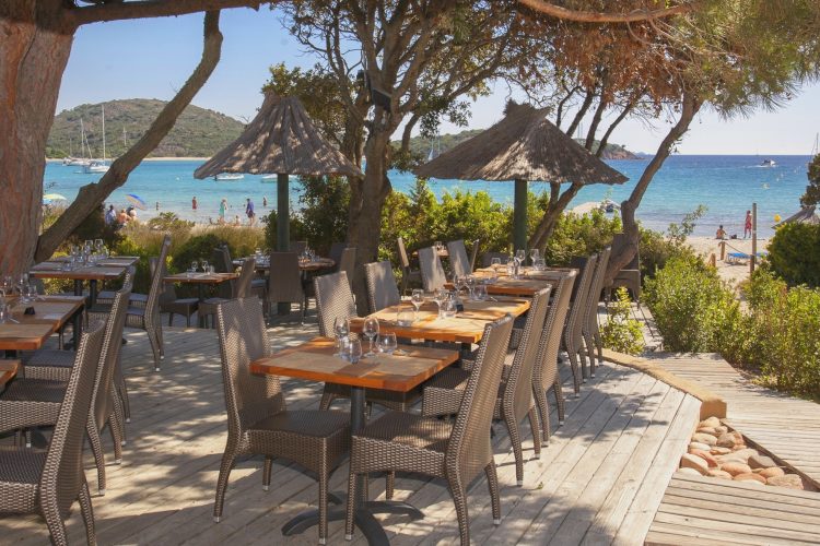 1 restaurant plage chez ange porto vecchio corsica