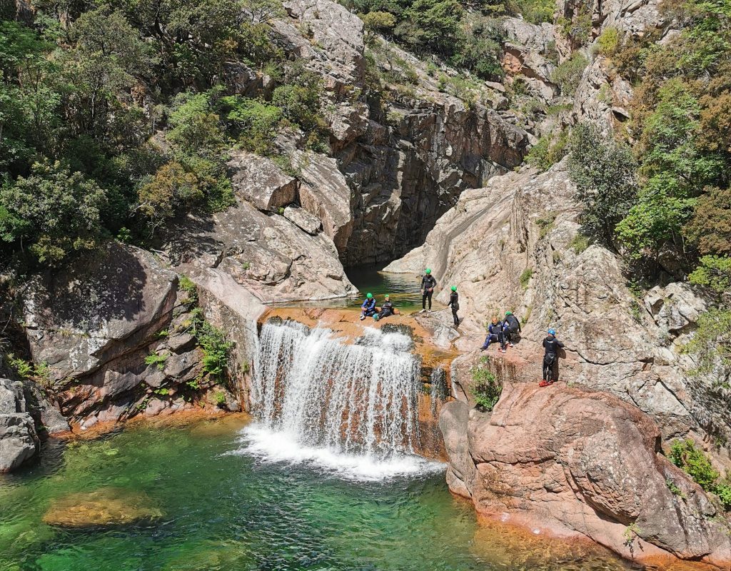 bavella canyon canyoning corse bavella