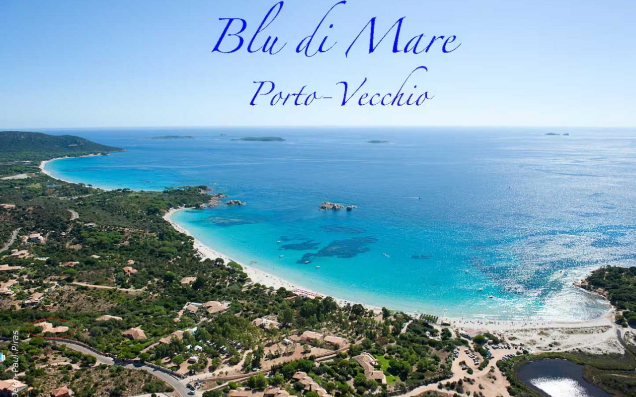 vue aérienne de la villa