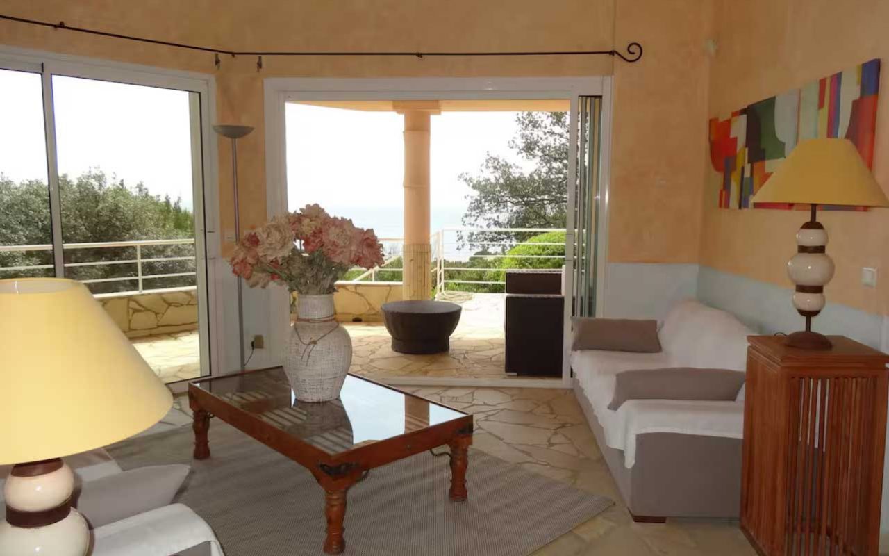 salon de la villa blu di mare Palombaggia