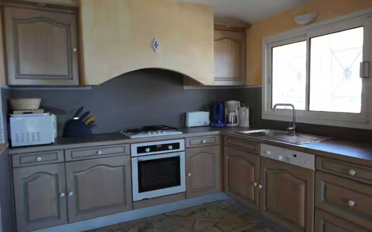 cuisine de la villa blu di mare Palombaggia