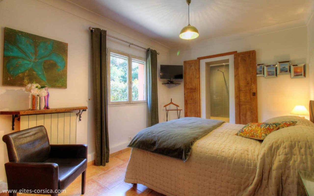 chambre 1 lit 160 de la villa Asphodèle