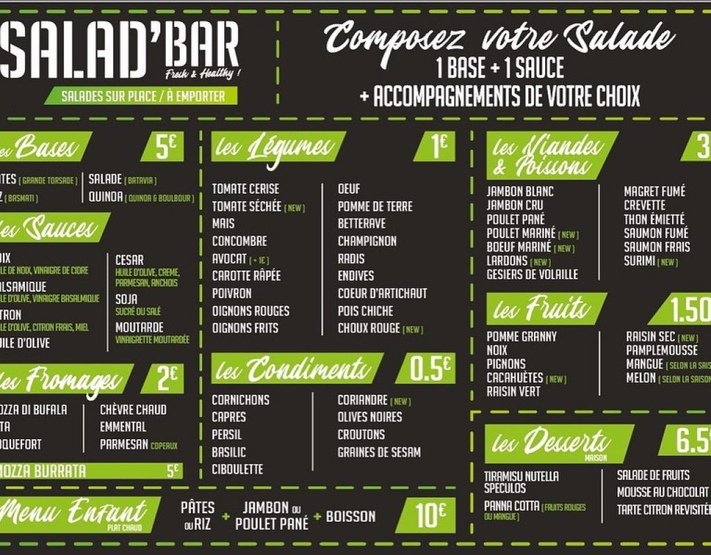 3 salad bar restaurant porto vecchio corse