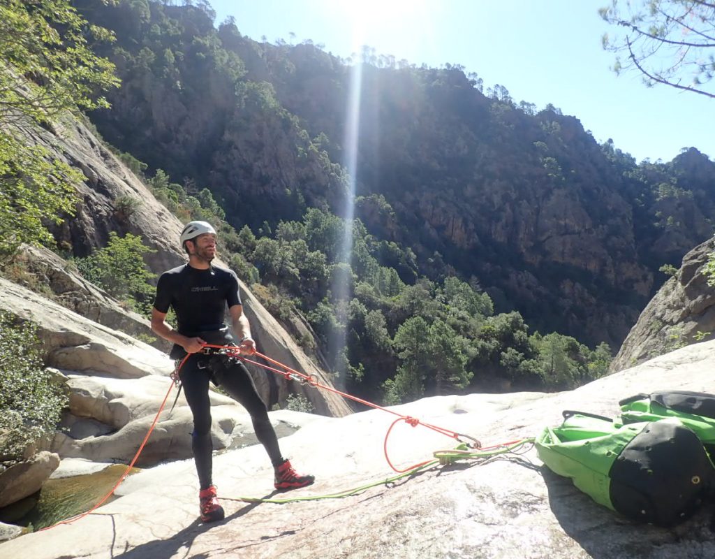 3 Corse ppurcaraccia Canyoning Pulischellu Bavella Solenzara Corserandocanyon