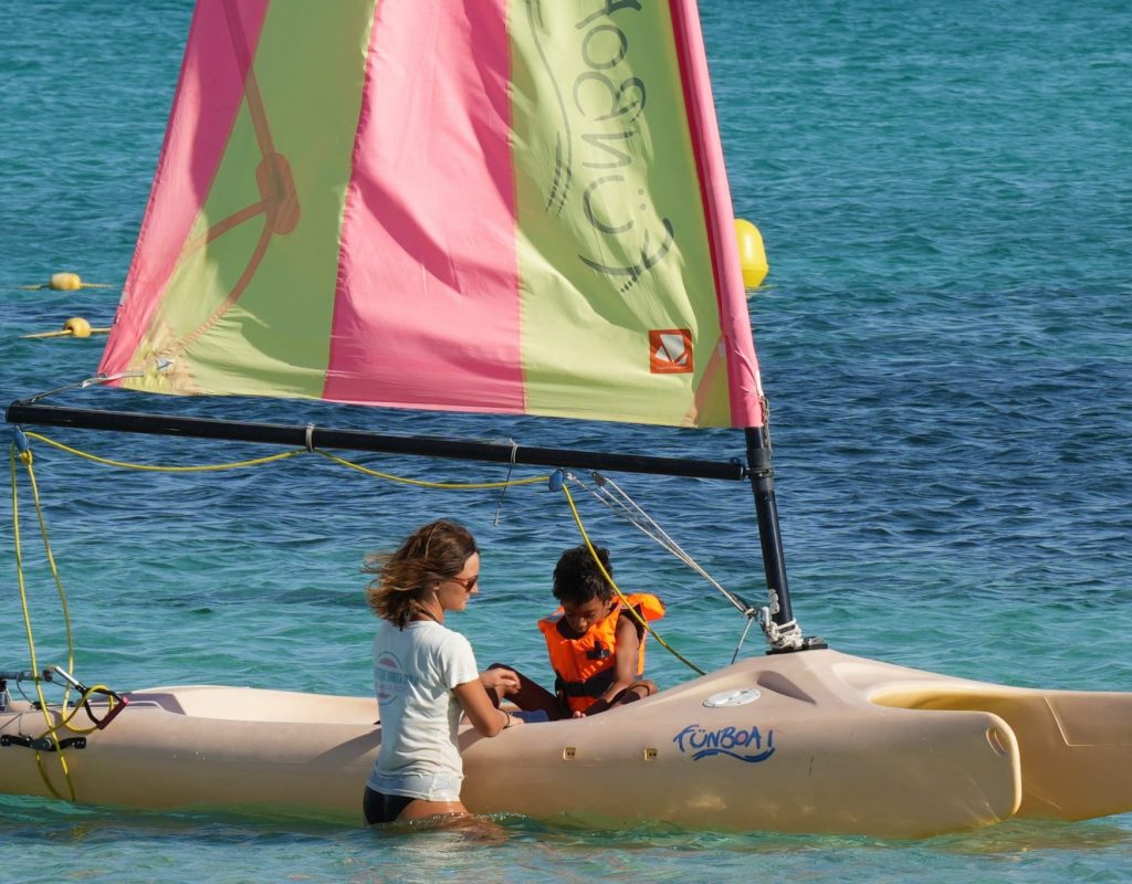 Barca a vela per bambini Santa Giulia