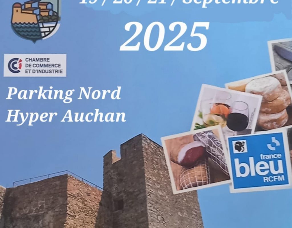 affiche de la foire de porto vecchio