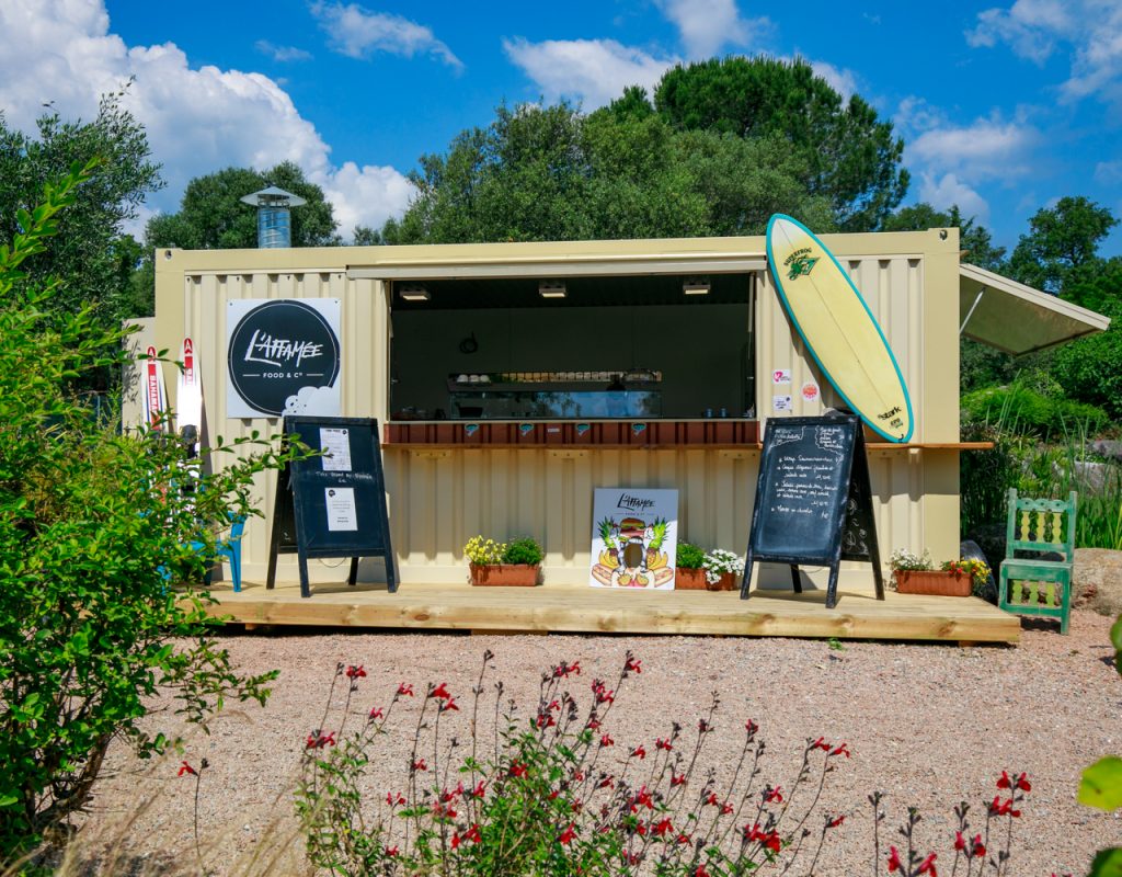 laffamée foodtruck restaurant garden porto vecchio corsica