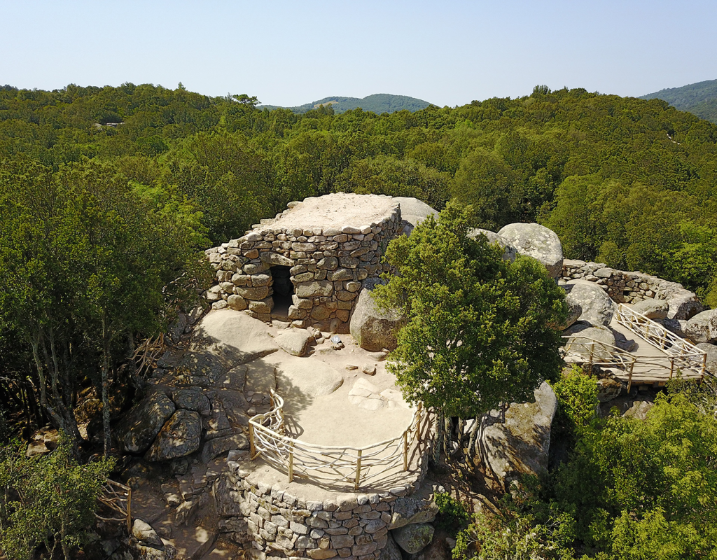 photo du site archéologique de Cuccuruzzu