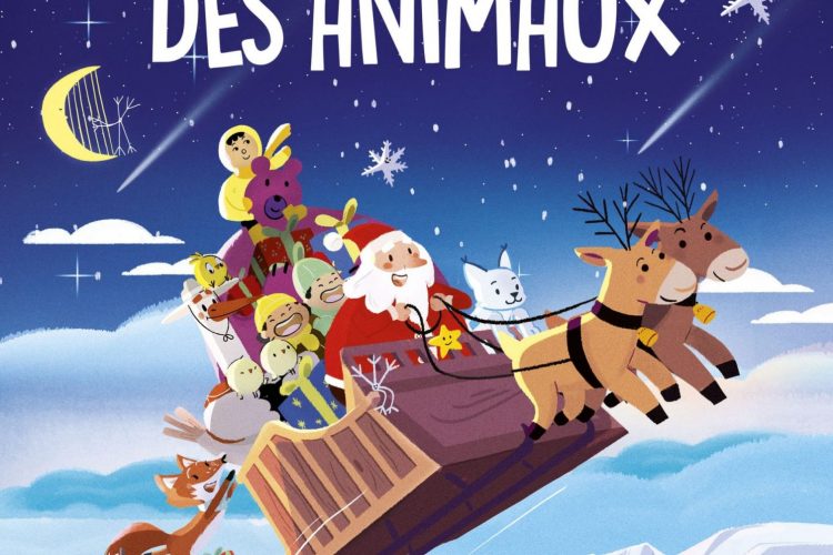 affiche du dessin animé le grand noël des animaux