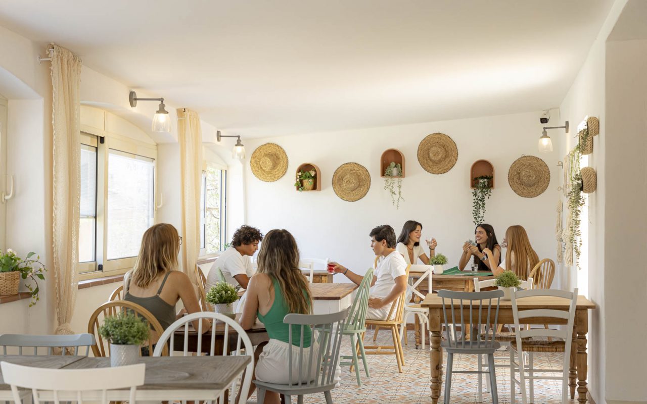 salon de l'auberge de jeunesse Corsica Hostel