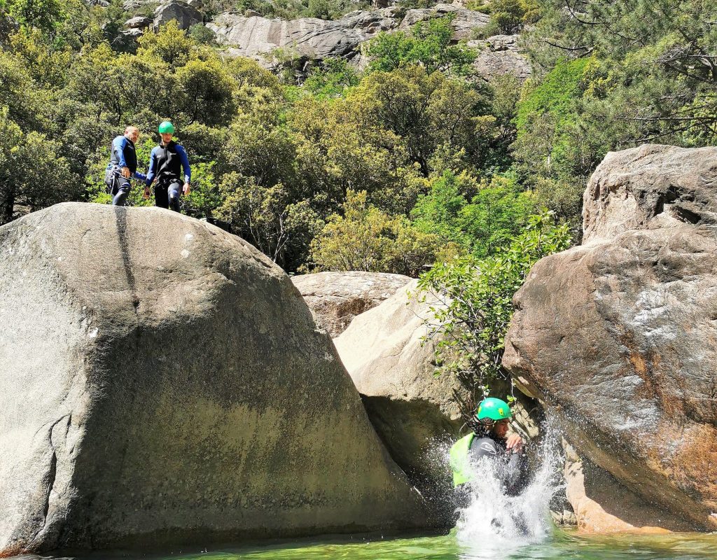 bavella canyon canyoning corse bavella