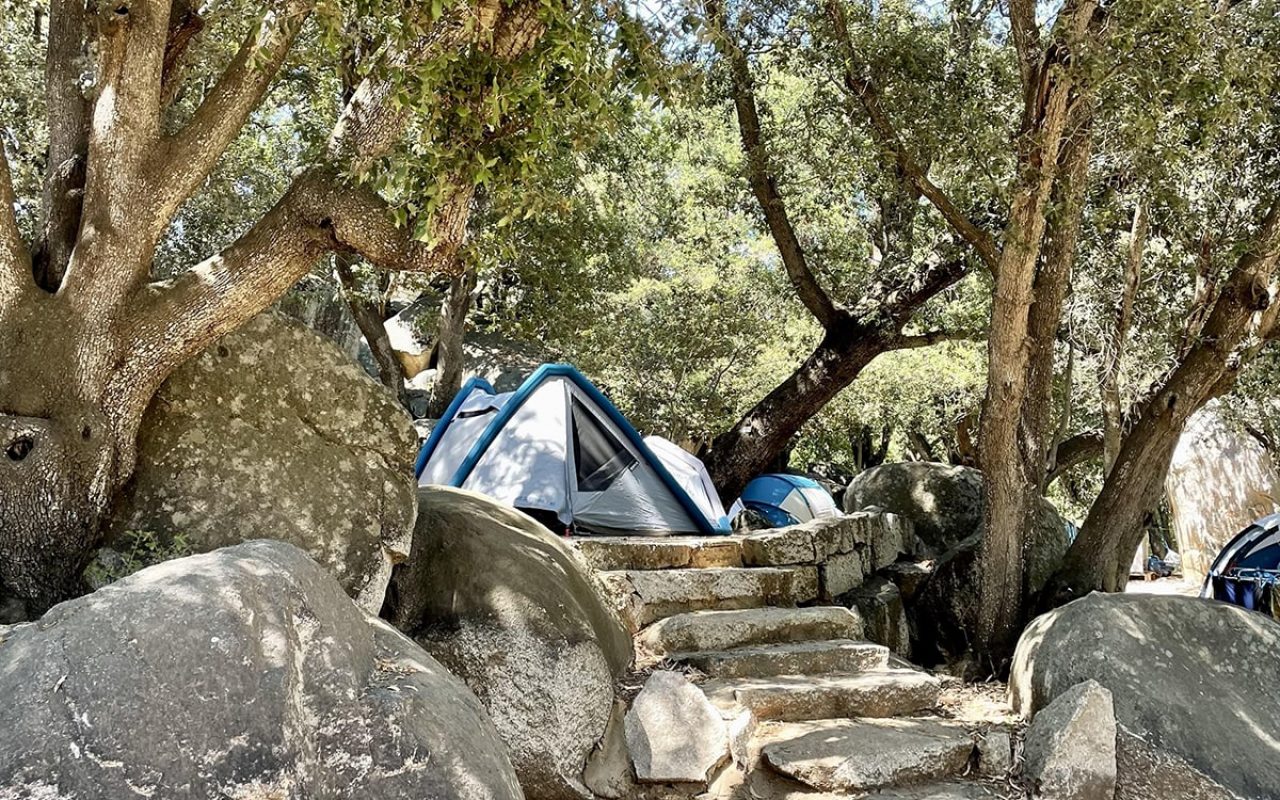 emplacement du camping la Baie des Voiles