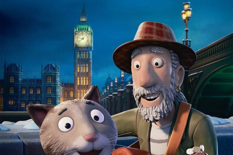 affiche du dessin animé macpat le chat chanteur