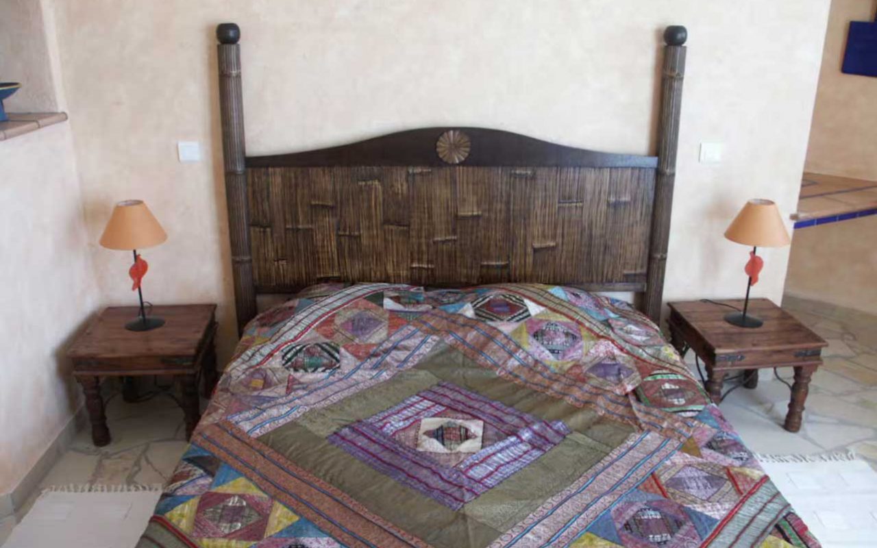 chambre de la villa blu di mare Palombaggia