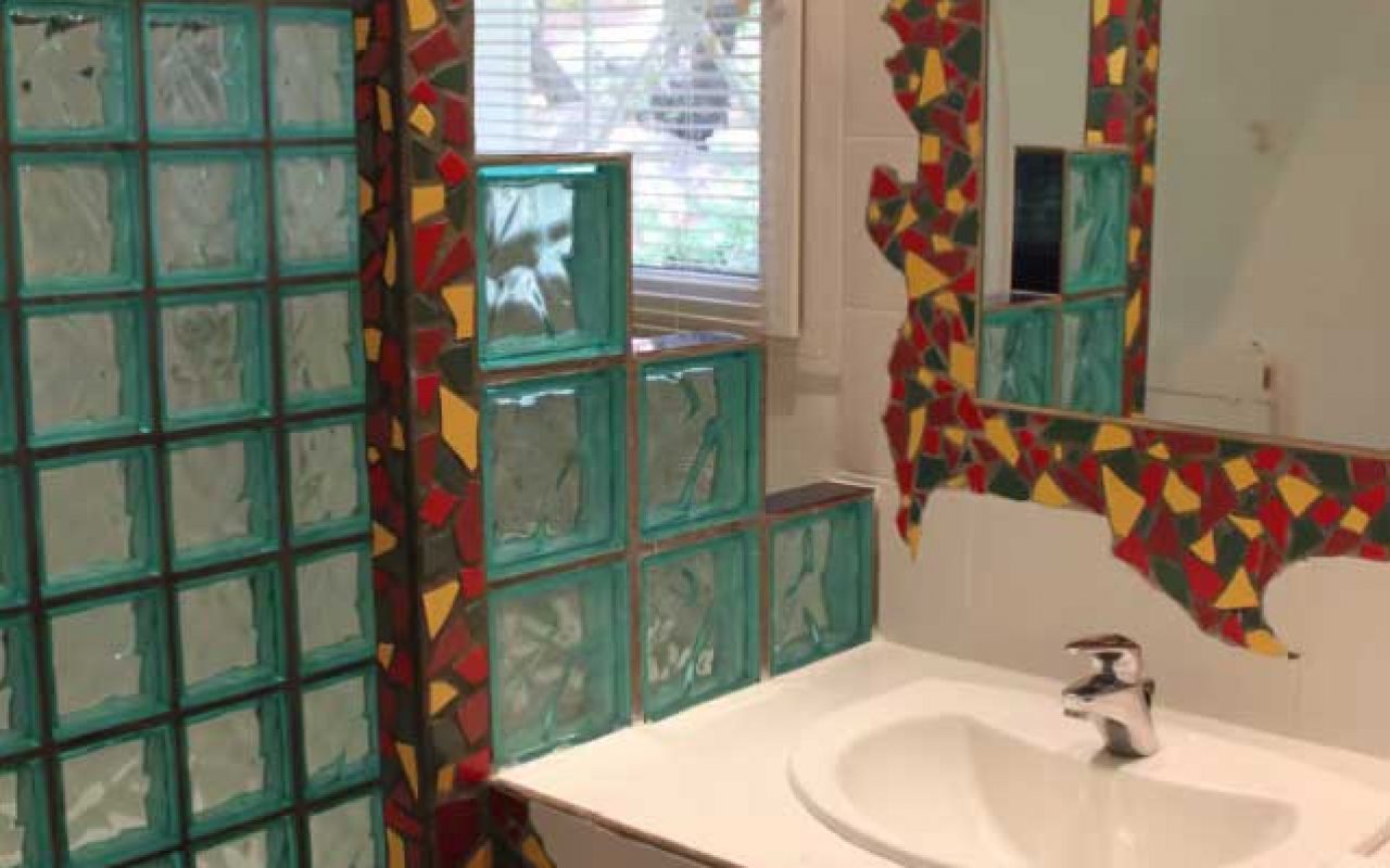 salle de bain de la villa blu di mare Palombaggia