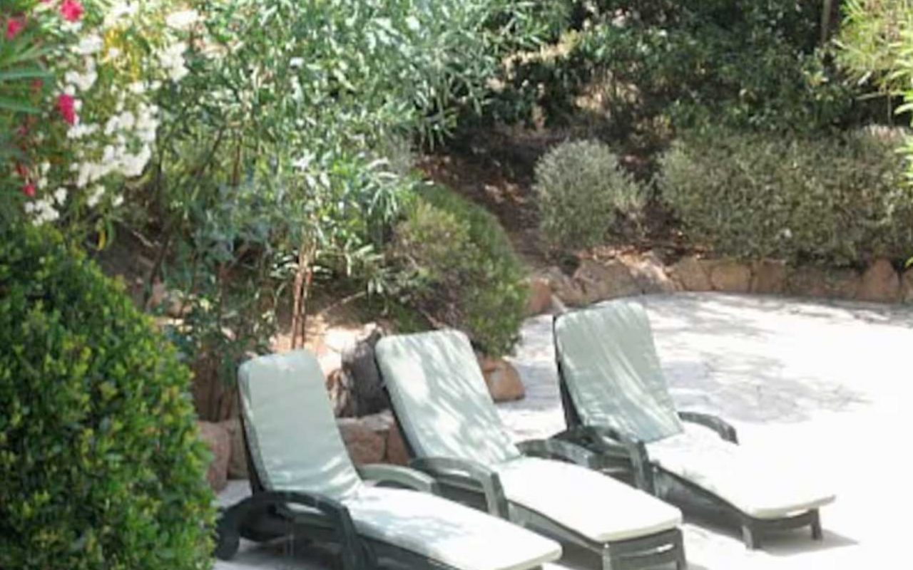 solarium de la villa blu di mare Palombaggia