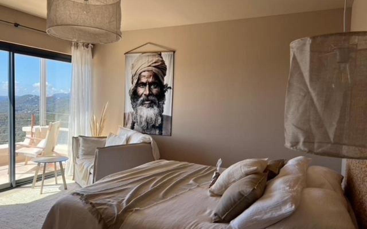 vue chambre d'hôte de la villa Arbousière à Porto Vecchio