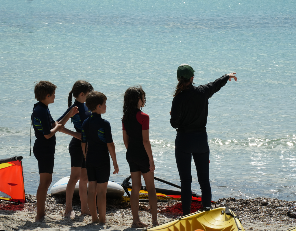 Stage windsurf enfant Santa Giulia