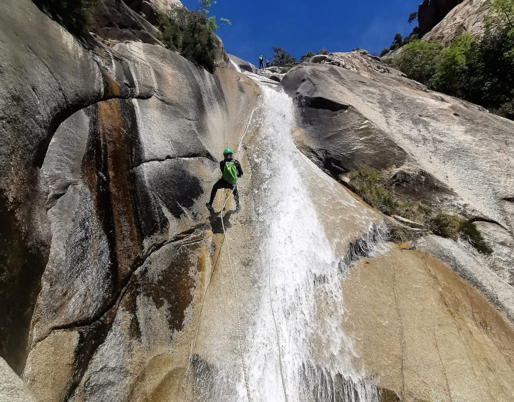 bavella canyon canyoning corse bavella