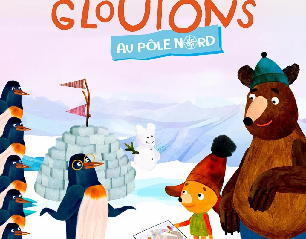 affiche du dessin animé Les Ours Gloutons au Pôle Nord