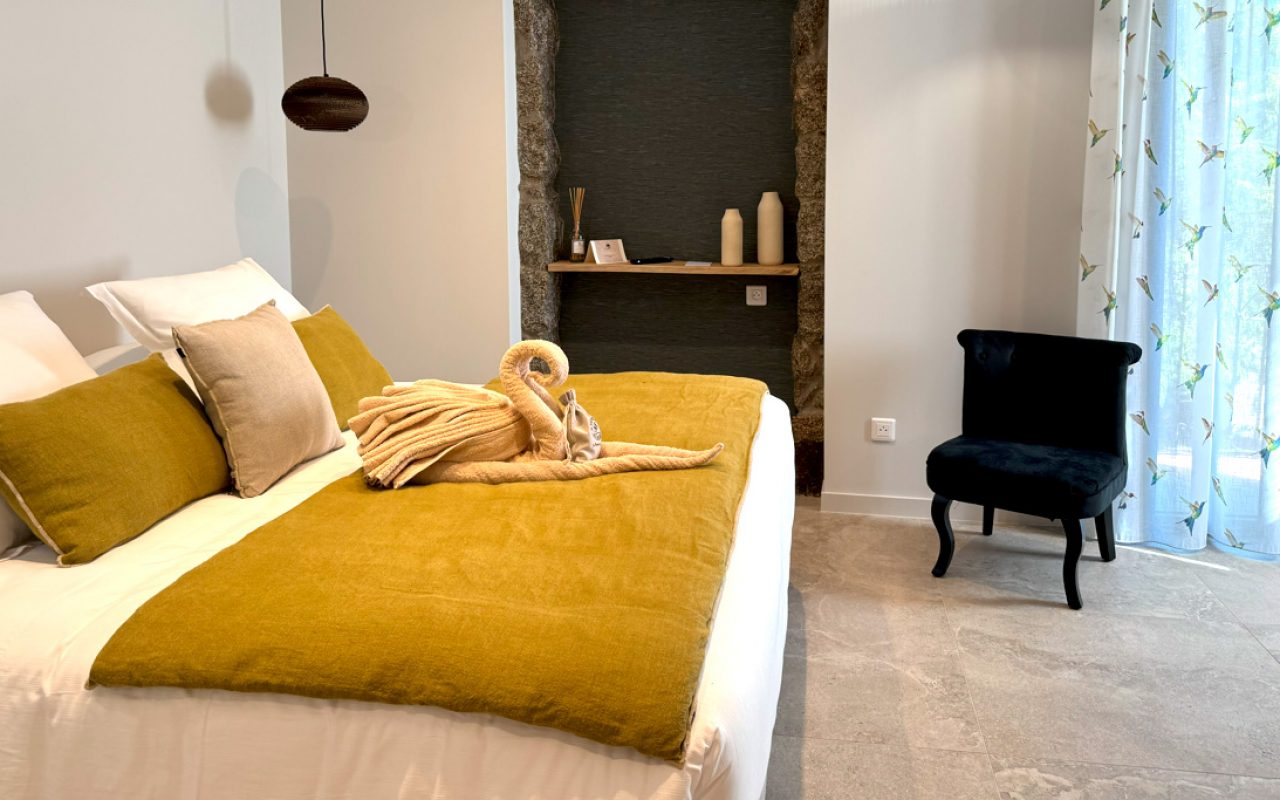 chambre étape de l'hôtel 4* Le Grécale à Pianottoli en Corse