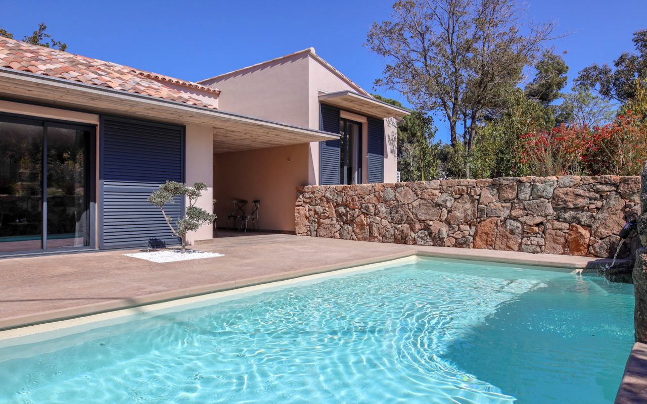 villa étape de l'hôtel 4* Le Grécale à Pianottoli en Corse