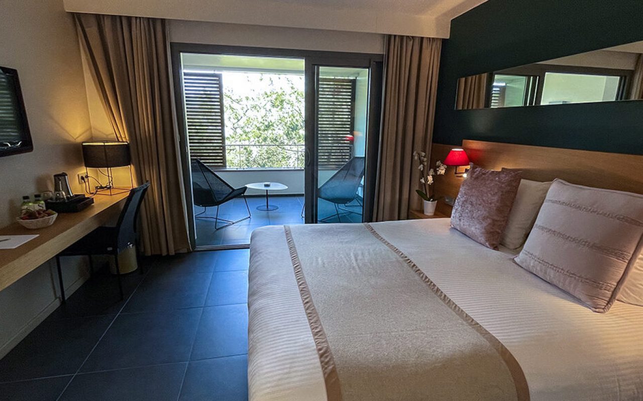 Chambre de l'hôtel Moby Dick coté lagune