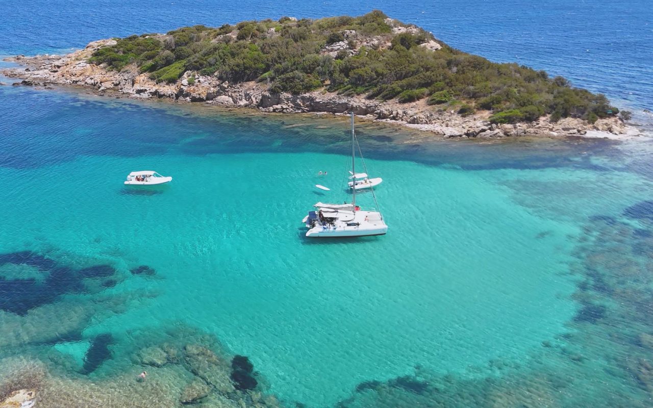 les iles cerbicale près du village de la Chiappa