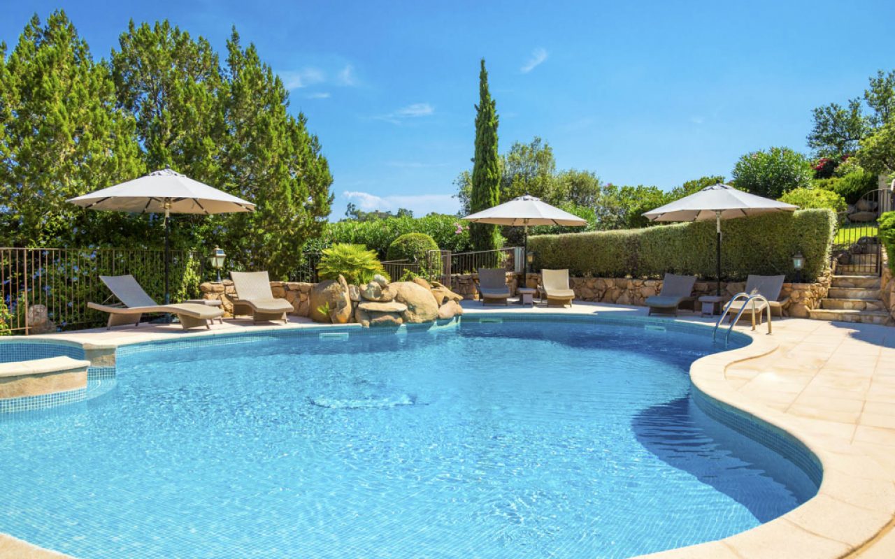 funtana marina villa swimming pool corsica