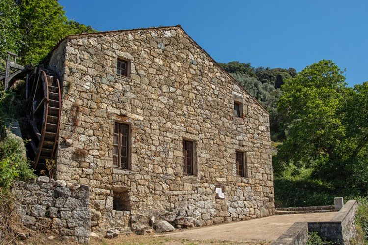 sainte lucie tallano sentier patrimoine moulin